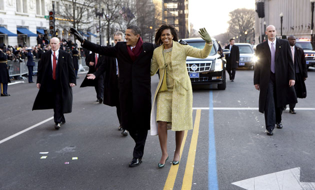 Gallery Obama's inaugural parade : Obama's inaugural parade in D.C
