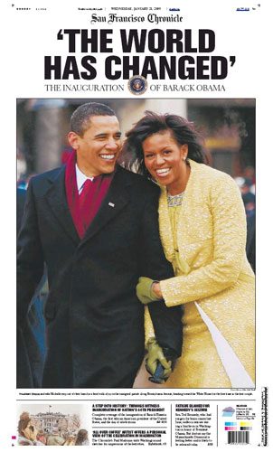 Gallery Obama world front pages: San Francisco Chronicle