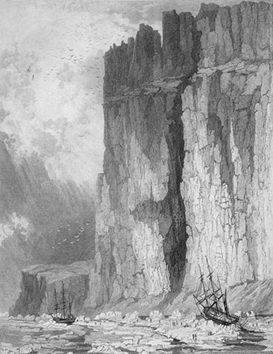 Gallery Catlin Arctic Survey: HMS Hecla and Fury in Prince Regent's Sound by Edward Finden