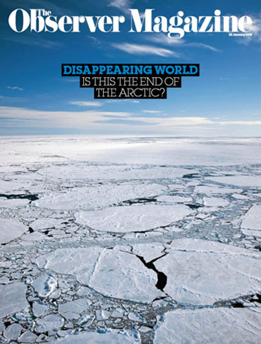 Gallery Catlin Artic Survey: The Observer Magazine about Catlin Artic survey