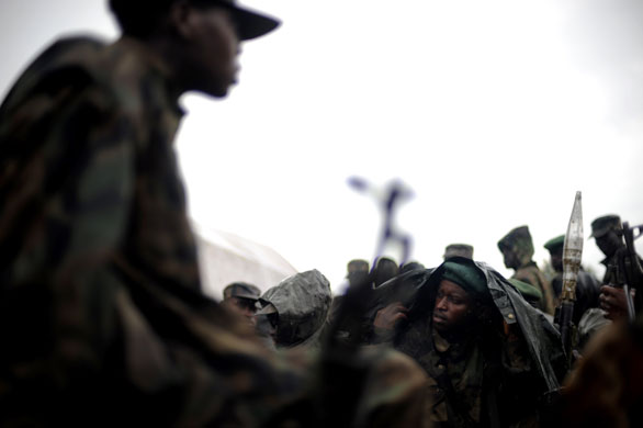 Gallery Laurent Nkunda  : Rebel fighters loyal to Laurent Nkunda