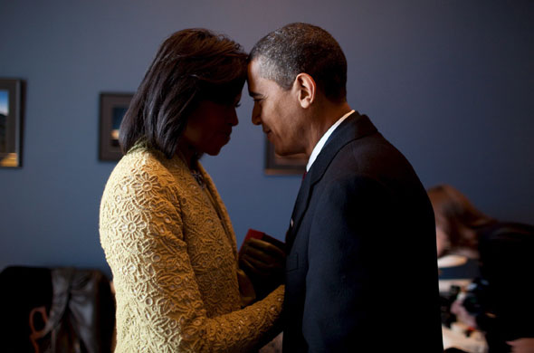 Gallery Obama: the new president: Barack and Michelle on Inauguration Day