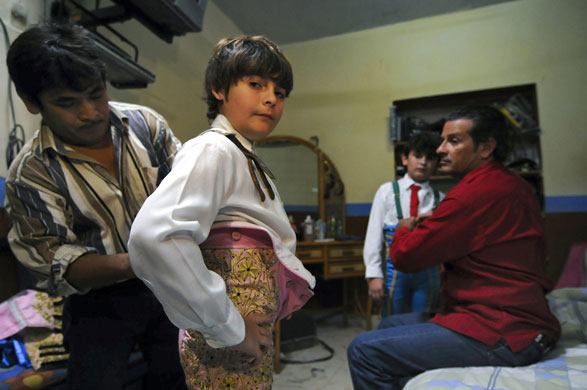 Gallery Michelito, bullfighter: Michelito, ten year old bullfighter