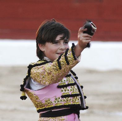 Gallery Michelito, bullfighter: Michelito, ten year old bullfighter