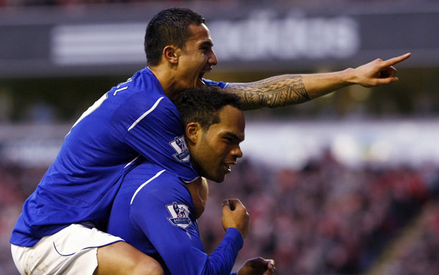 Gallery Liverpool v Everton: Lescott and Cahill