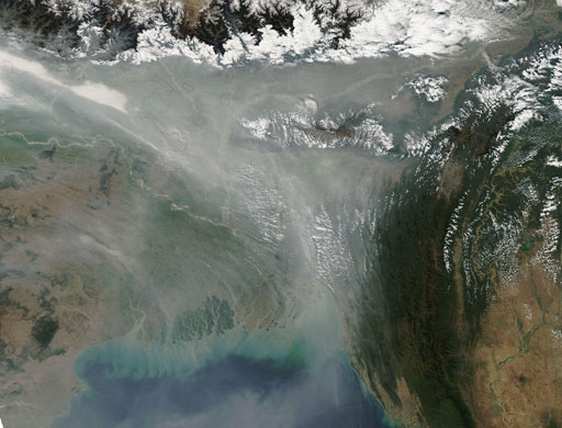 Gallery Satellite eye on Earth: Haze concentrated over Bangladesh 