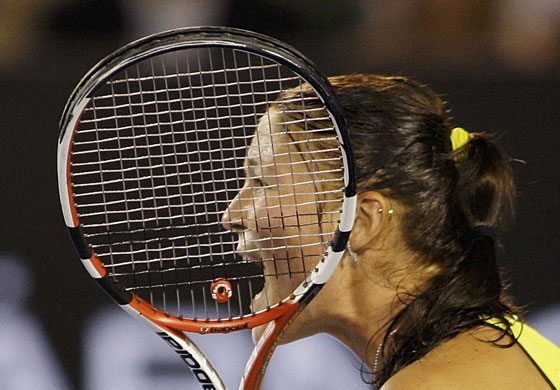Gallery Aus Open 2009 Day 9: Australian Open 2009 Day 9 27/01/09 - Safina celebrates