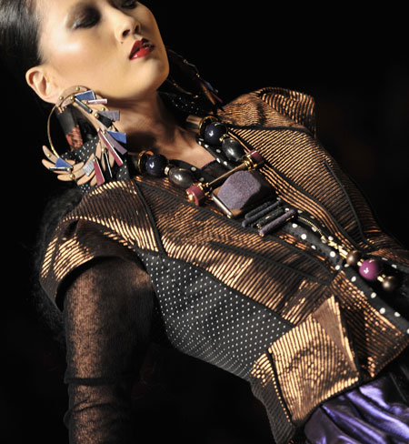 Gallery Statement Earrings: Louis Vuitton Paris Fashion Week S/S 2009