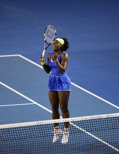 Gallery Australian Open: Serena Williams celebrates winning match point