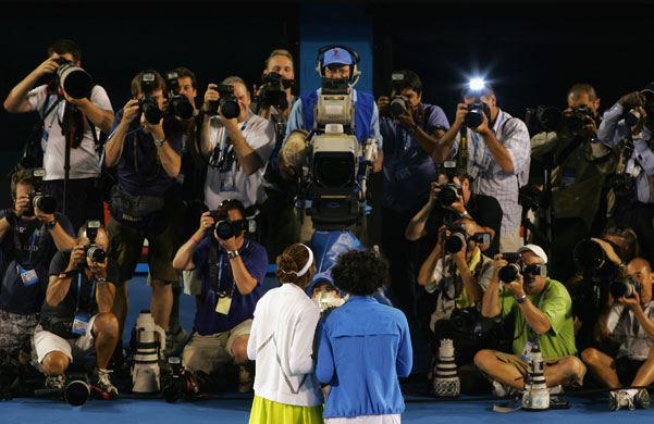 Gallery Aus Open Day 12: Media circus