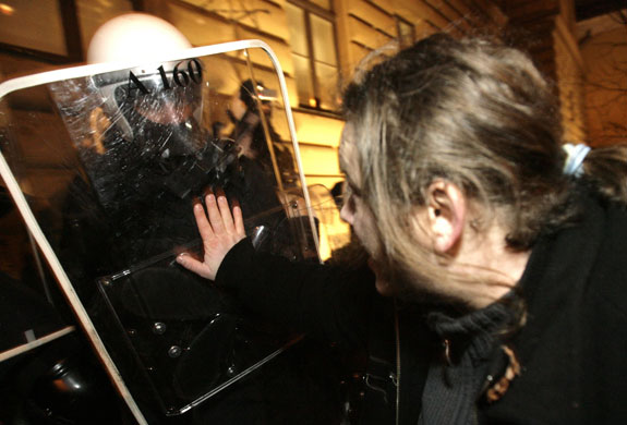 Gallery Credit-crunch protests: Credit-crunch protests around Europe