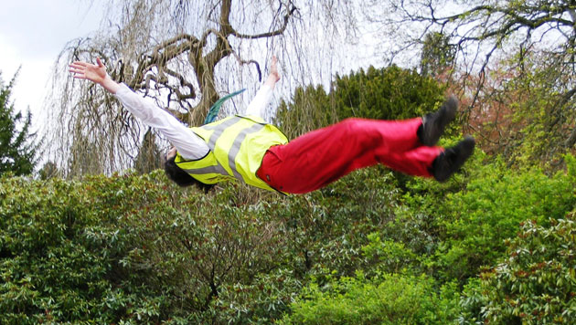 Gallery In Pictures: Gravity: catapulted man