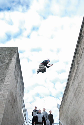 Gallery In Pictures: Gravity: freerunner on the South Bank