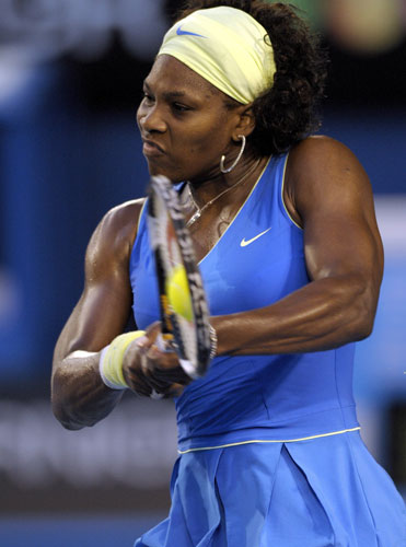 Gallery Australian Open Day 13: Serena Williams backhand