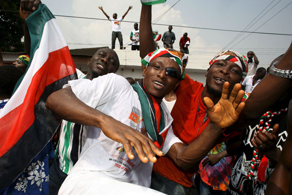 Gallery 24 hours in pictures: Election results released in Ghana