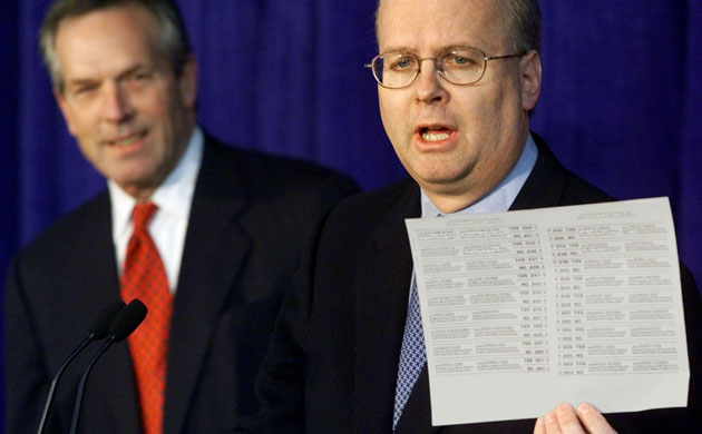 Gallery President George W Bush: BUSH STRATEGIST DISPLAYS COOK COUNTY BALLOT
