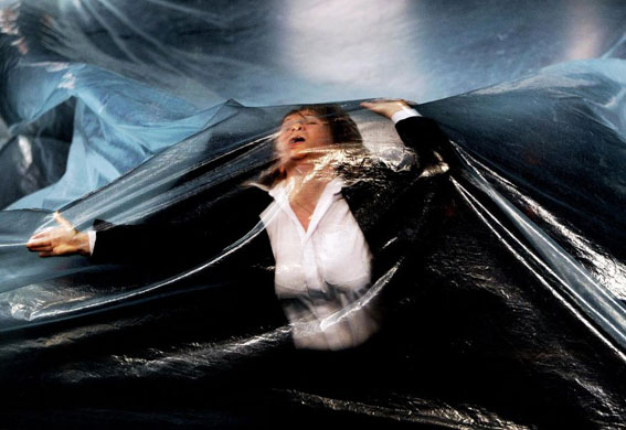 Gallery 6 January 2009: A performer rehearses a production of 'Being Harold Pinter'