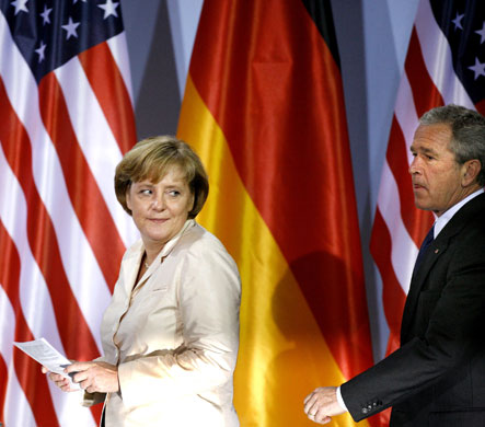 Gallery President George W Bush: German Chancellor Angela Merkel