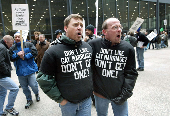 Gallery President George W Bush: Rally And March Held To Support Equal Marriage Right In Chicago