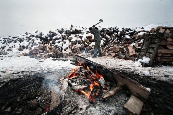 Gallery 24 hours in pictures : Bulgarian gas crisis 
