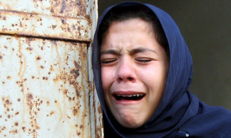 Mourning relative in Gaza