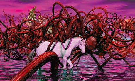 Ocean Pose [Pink] by John Russell [detail]