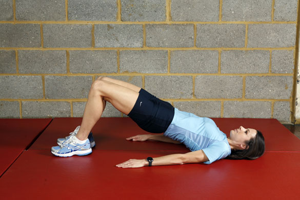 Gallery Strength training: Jo Pavey: bridging