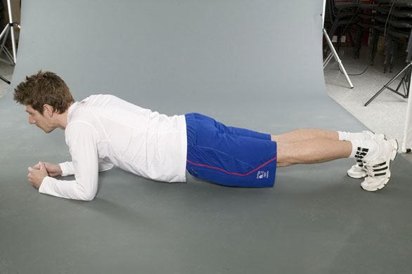 Gallery Strength: swimming: Bill Furniss: the plank