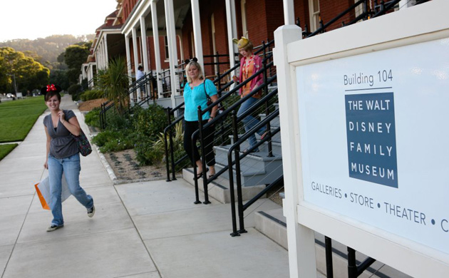 The Walt Disney Family Museum is located in a refurbished building at the former Presidio US army base in San Francisco