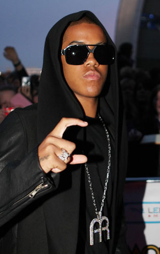 Mobo awards 2009: Chipmunk arrives at the 2009 MOBO awards