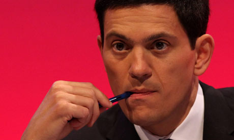 Foreign secretary David Miliband