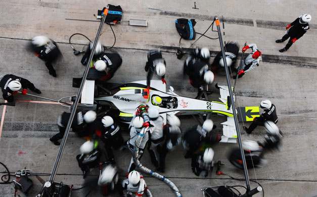 Jenson Button: F1 driver Jenson Button in Malaysia