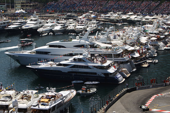 Jenson Button: F1 driver Jenson Button in Monaco