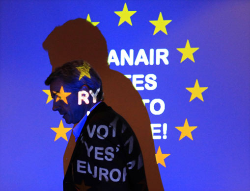 Week in Business: Ryanair boss Micheal O'Leary arrives for a press conference