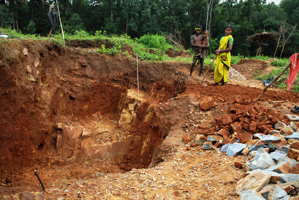 Vedanta in India: Raja Maghi, 28, and his wife Bari Maghi, 22, of the Kutia Kondh tribe
