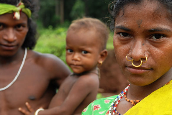 Vedanta in India: Raja Maghi, 28, and his wife Bari Maghi, 22, of the Kutia Kondh tribe