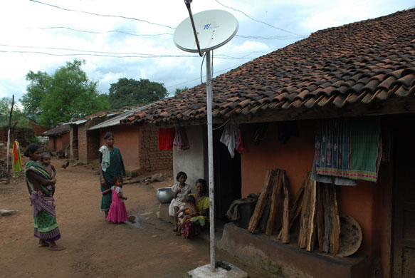 Vedanta in India: Members of the Kutia Kondh tribe in the village of Rengopali