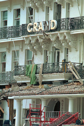 Brighton bombing 1984: Exterior of the Grand Hotel 