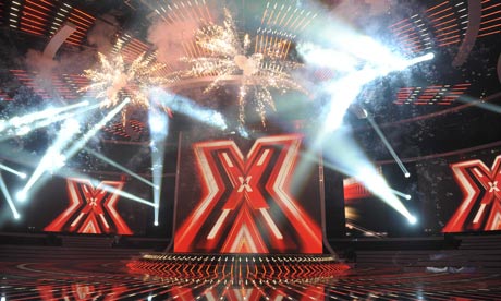 X Factor light show