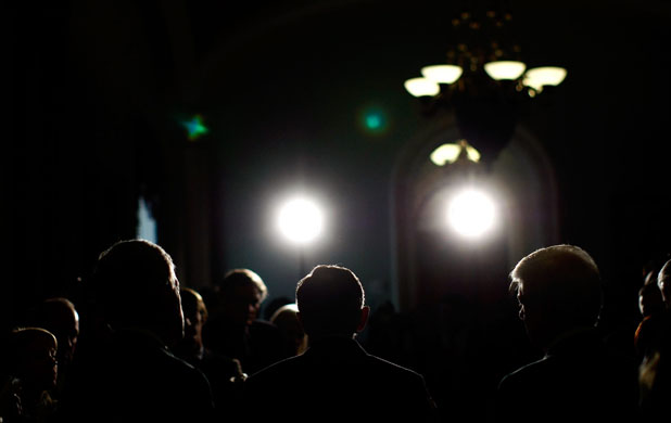 24 hours: senators reid, baucus, and dodd discuss a health insurance reform proposal