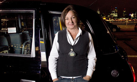 Cab driver Dawn Cooper
