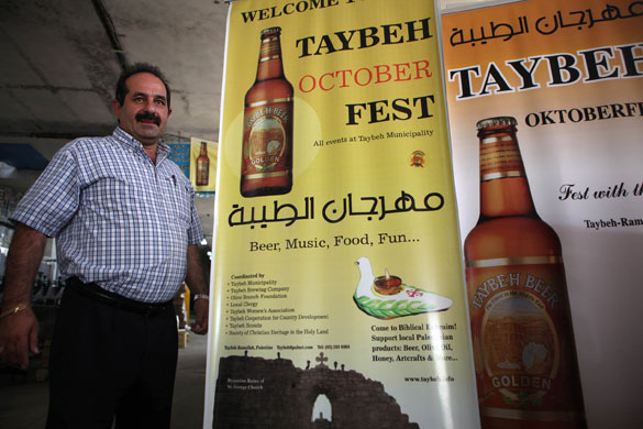 Taybeh brewery: Nadim Khoury