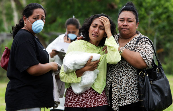 Samoa tsunami: Earthquake triggers a deadly tsunami, Samoa  - 02 Oct 2009