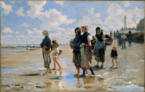 Royal Academy of Art: Royal Academy of Arts: John Singer Sargent, En Route pour la pêche, 1878
