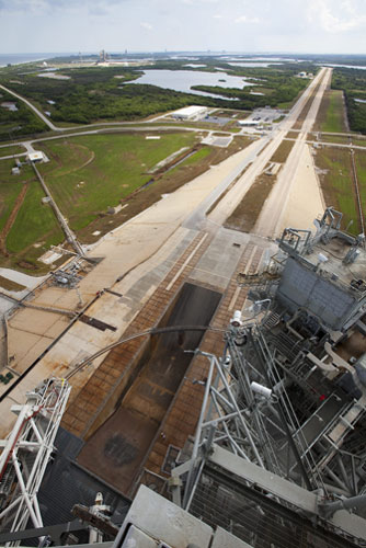 Ares I-X : Kennedy Space Center:  Pad 39-B for the Ares 1-X test flight