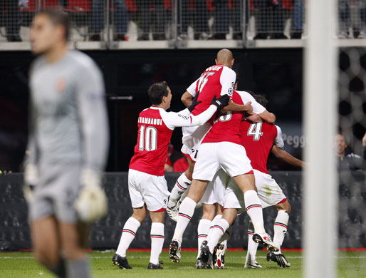Champions League: AZ Alkmaar vs Arsenal London