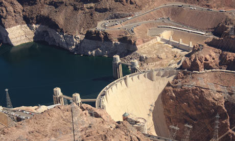 Hoover Dam in Nevada. Photograph: Paul Owen.
