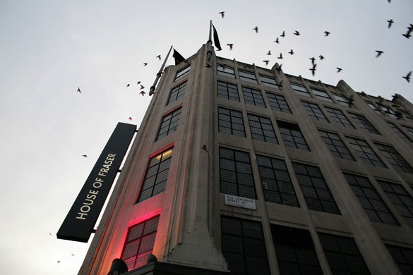 Recession 2009: House of Fraser, Oxford Street