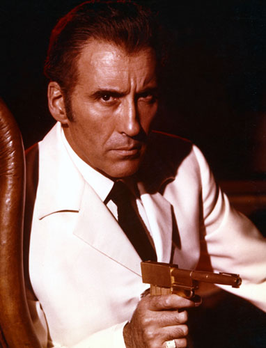 Bond villains: Christopher Lee: Francisco Scaramanga in The Man With the Golden Gun (1974)