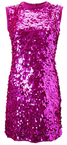 pear shapes: Pink dress